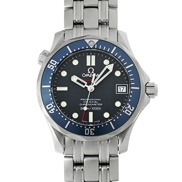 オメガ シーマスター ダイバー300 コーアクシャル 2222.80 ブルー メンズ 時計 【中古】【wristwatch】