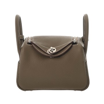 エルメス リンディ ミニ 2  エトゥープ トリヨンクレマンス レディース バッグ 【新品】【bag】