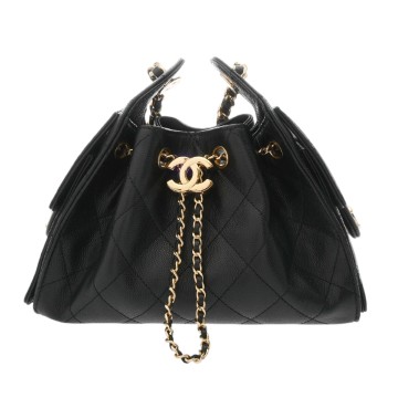 シャネル ミニ ハンドバッグ CHANEL 25 ブラック AS5631 グレインドカーフスキン レディース バッグ 【未使用】【bag】