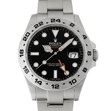 ロレックス エクスプローラーII 216570 ブラック メンズ 時計 【中古】【wristwatch】