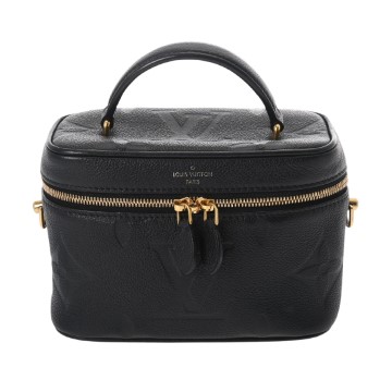 ルイ ヴィトン モノグラムアンプラント ヴァニティ PM 2WAY ノワール M45598 レザー レディース バッグ 【中古】【bag】