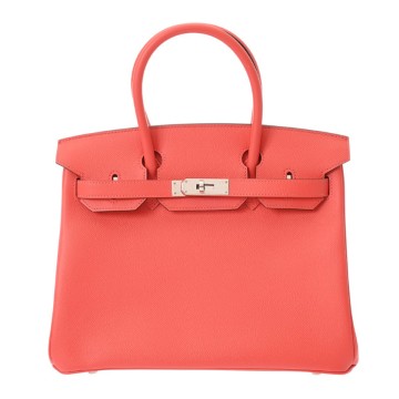 エルメス バーキン 30 ローズジャイプール ヴォーエプソン レディース バッグ 【中古】【bag】