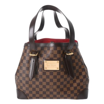 ルイ ヴィトン ダミエ ハムステッド MM ブラウン N51204 ダミエキャンバス レディース バッグ 【中古】【bag】