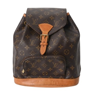 ルイ ヴィトン モノグラム モンスリ MM ブラウン M51136 モノグラムキャンバス レディース バッグ 【中古】【bag】
