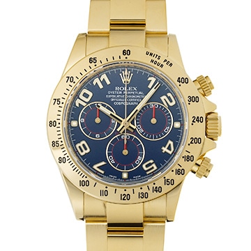 ロレックス コスモグラフ デイトナ 116528 ブルー メンズ 時計 【中古】【wristwatch】