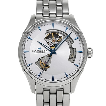 ハミルトン ジャズマスター オープンハート H32675150 シルバー メンズ 時計 【中古】【wristwatch】