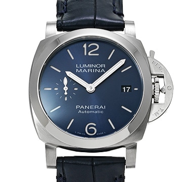 パネライ ルミノールマリーナ クアランタ PAM01370 ブルー メンズ 時計 【中古】【wristwatch】