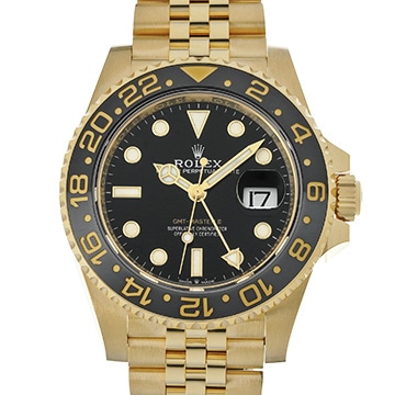 ロレックス GMTマスターII 126718GRNR ブラック メンズ 時計 【新品】【wristwatch】