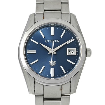 シチズン ザ・シチズン エコドライブ AQ4080-52L ブルー メンズ 時計 【中古】【wristwatch】