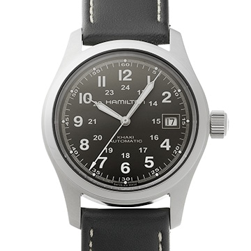 ハミルトン カーキ フィールド オート H70455863 グリーン メンズ 時計 【中古】【wristwatch】