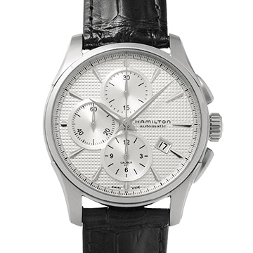 ハミルトン ジャズマスター オート クロノ H32596751 シルバー メンズ 時計 【中古】【wristwatch】