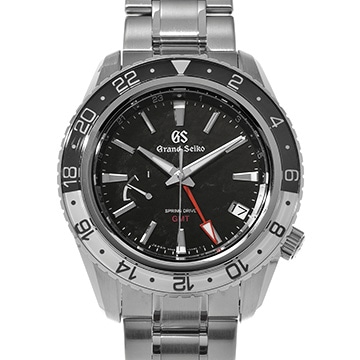 グランドセイコー スプリングドライブ GMT SBGE277 ブラック メンズ 時計 【中古】【wristwatch】