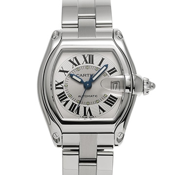 カルティエ ロードスター LM W62000V3 シルバー レディース 時計 【中古】【wristwatch】