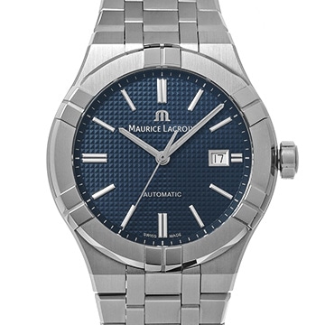 モーリス ラクロア アイコン オートマティック AI6008-SS002-430-2 ブルー メンズ 時計 【中古】【wristwatch】
