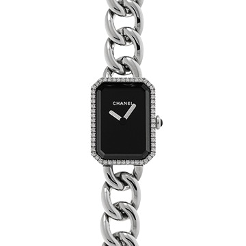 シャネル プルミエール H3252 ブラック レディース 時計 【中古】【wristwatch】