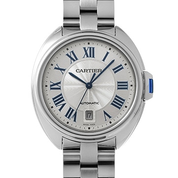 カルティエ クレ ドゥ カルティエ 40ミリ WSCL0007 シルバー メンズ 時計 【中古】【wristwatch】