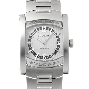 ブルガリ アショーマ AA44S ホワイト メンズ 時計 【中古】【wristwatch】