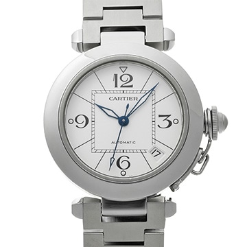 カルティエ パシャC W31074M7 ホワイト ユニセックス 時計 【中古】【wristwatch】
