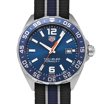 タグ ホイヤー フォーミュラ1 クォーツ WAZ1010.FC8197 ブルー メンズ 時計 【中古】【wristwatch】