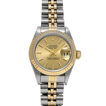 ロレックス デイトジャスト  69173 シャンパン レディース 時計 【中古】【wristwatch】