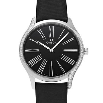 オメガ デ・ヴィル トレゾア クォーツ 428.17.39.60.01.001 ブラック レディース 時計 【中古】【wristwatch】