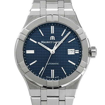 モーリス ラクロア アイコン オートマティック AI6008-SS002-430-1 ブルー メンズ 時計 【中古】【wristwatch】