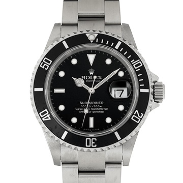 ロレックス サブマリーナ デイト 16610 ブラック メンズ 時計 【中古】【wristwatch】