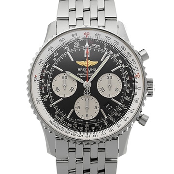 ブライトリング ナビタイマー 01 AB0120 ブラック/シルバー メンズ 時計 【中古】【wristwatch】