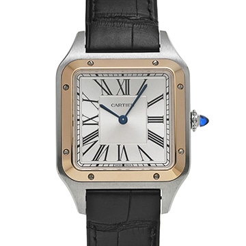 カルティエ サントス デュモン LM W2SA0011 シルバー メンズ 時計 【中古】【wristwatch】