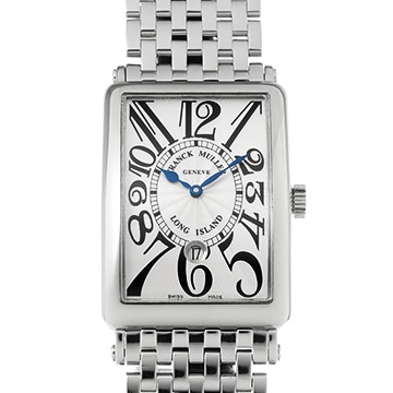 フランクミュラー ロングアイランド デイト 1150SCDT AC シルバー メンズ 時計 【中古】【wristwatch】