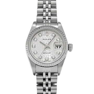 ロレックス デイトジャスト 79174G シルバーコンピュータ/ダイヤモンド レディース 時計 【中古】【wristwatch】