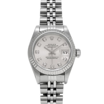 ロレックス デイトジャスト 79174G シルバー/ダイヤモンド レディース 時計 【中古】【wristwatch】
