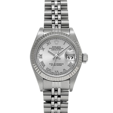 ロレックス デイトジャスト 79174 グレー レディース 時計 【中古】【wristwatch】
