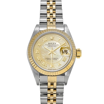 ロレックス デイトジャスト 79173NRD イエローシェル レディース 時計 【中古】【wristwatch】