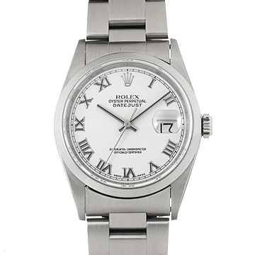 ロレックス デイトジャスト 16200 ホワイト メンズ 時計 【中古】【wristwatch】