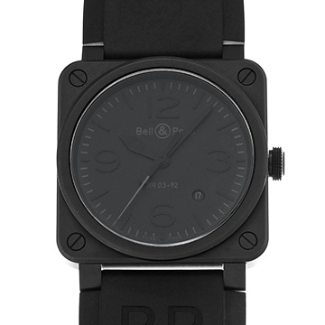 ベル＆ロス BR03 ファントム  BR0392-PHANTOM-CE ブラック メンズ 時計 【中古】【wristwatch】
