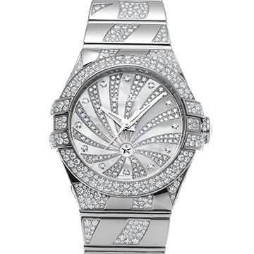 オメガ コンステレーション 123.55.31.20.55.009 ホワイトシェル/ダイヤモンド メンズ 時計 【中古】【wristwatch】