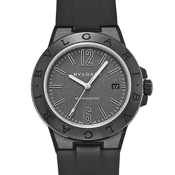 ブルガリ ディアゴノ マグネシウム DG41C14SMCVD グレー メンズ 時計 【中古】【wristwatch】