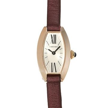 カルティエ ミニトノー ラニエール W1537238 シルバー レディース 時計 【中古】【wristwatch】