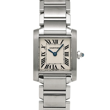 カルティエ タンクフランセーズ SM　 W51008Q3 シルバー レディース 時計 【中古】【wristwatch】