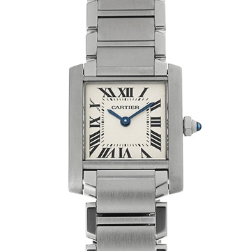 カルティエ タンクフランセーズ SM　 W51008Q3 シルバー レディース 時計 【中古】【wristwatch】