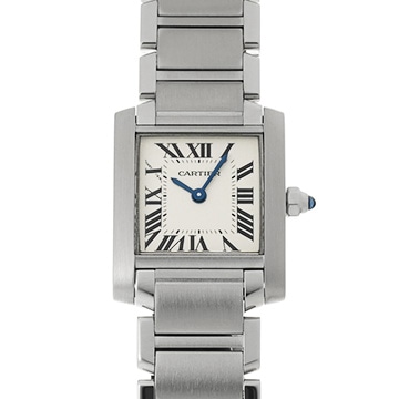 カルティエ タンクフランセーズ SM　 W51008Q3 シルバー レディース 時計 【中古】【wristwatch】
