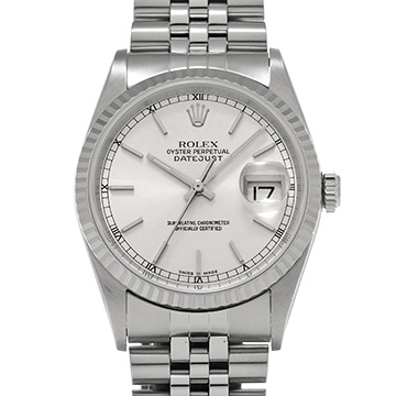ロレックス デイトジャスト 16234 シルバー メンズ 時計 【中古】【wristwatch】