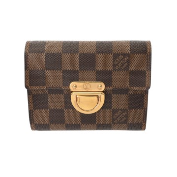 ルイ ヴィトン ダミエ ポルトフォイユ コアラ ブラウン N60005 ダミエキャンバス レディース 財布 【中古】【purse】