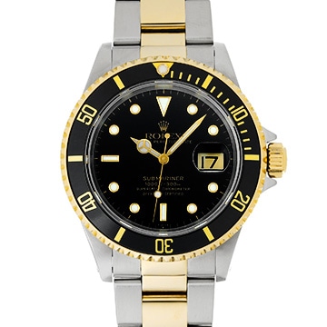 ロレックス サブマリーナ デイト 16613 ブラック メンズ 時計 【中古】【wristwatch】