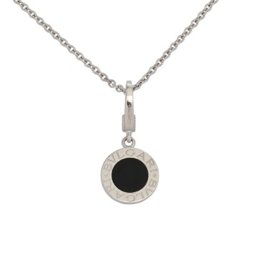 ブルガリ ブルガリブルガリ ネックレス シルバー K18ホワイトゴールド WG レディース ジュエリー 【中古】【jewelry】