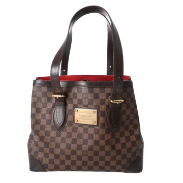 ルイ ヴィトン ダミエ ハムステッド MM ブラウン N51204 ダミエキャンバス レディース バッグ 【中古】【bag】