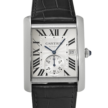 カルティエ タンク MC W5330003 シルバー メンズ 時計 【中古】【wristwatch】