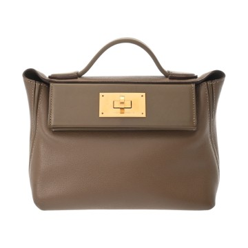 エルメス 24/24 MINI 2WAY エトゥープ エバーカラー レディース バッグ 【中古】【bag】
