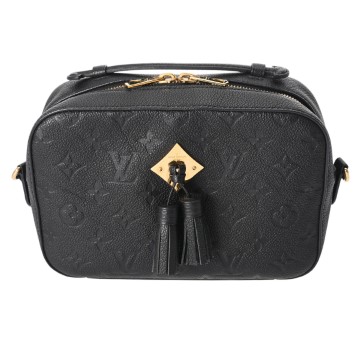 ルイ ヴィトン モノグラムアンプラント サントンジュ ノワール M44593 レザー レディース バッグ 【中古】【bag】